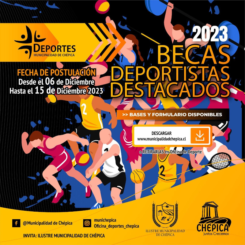 BECA DEPORTISTAS DESTACADOS 2023